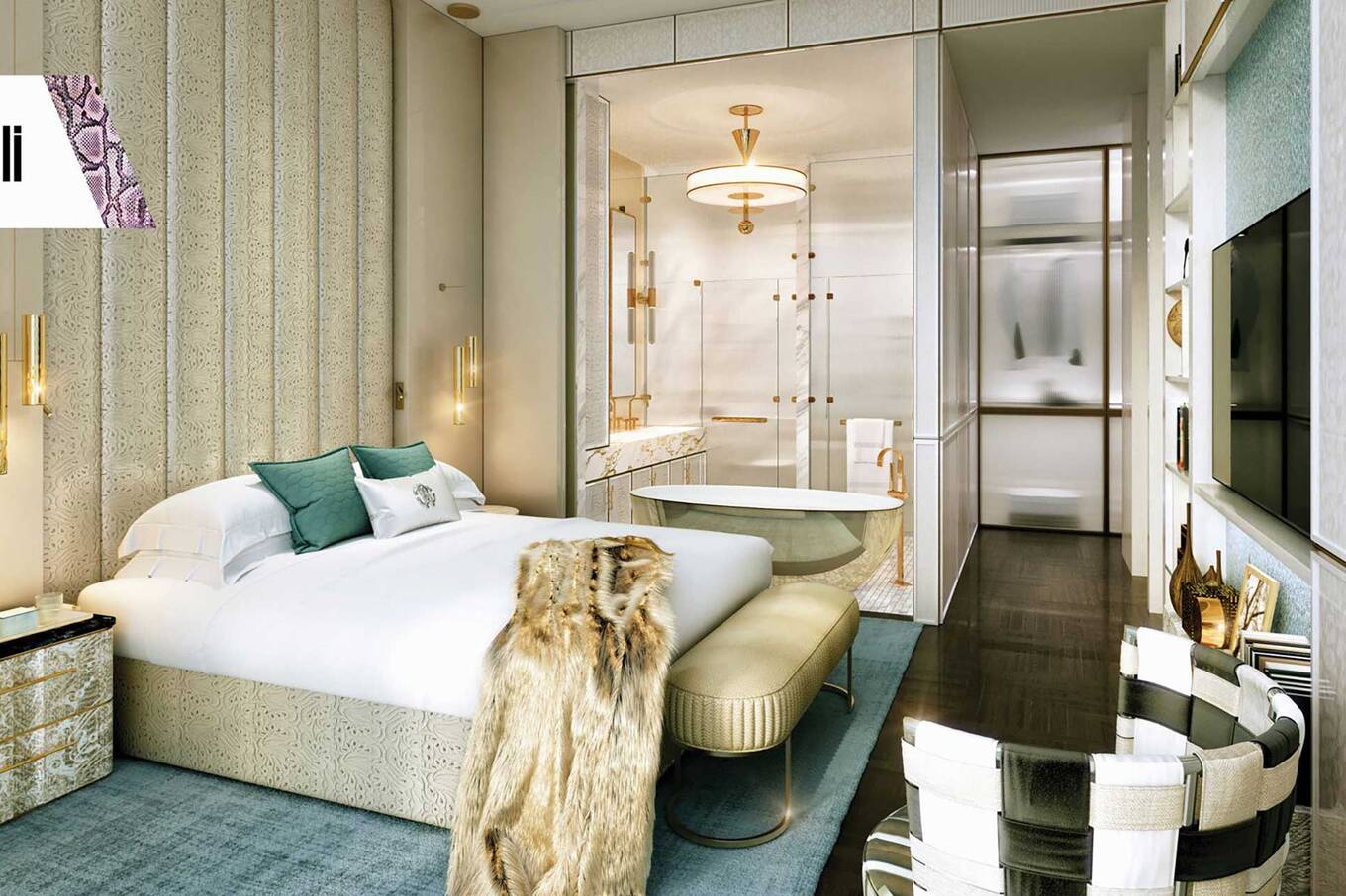 Apartment with 4 bedrooms in Dubai Media City, Dubai
